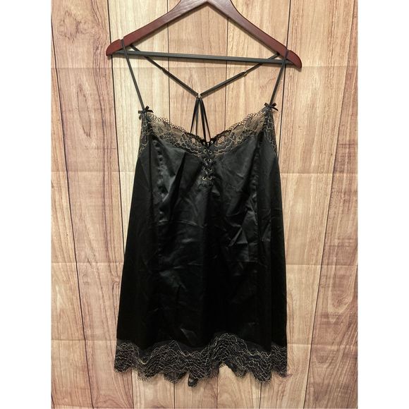 Cacique Intimates & Sleepwear Cacique 82 Black Sexy Lingerie Slip